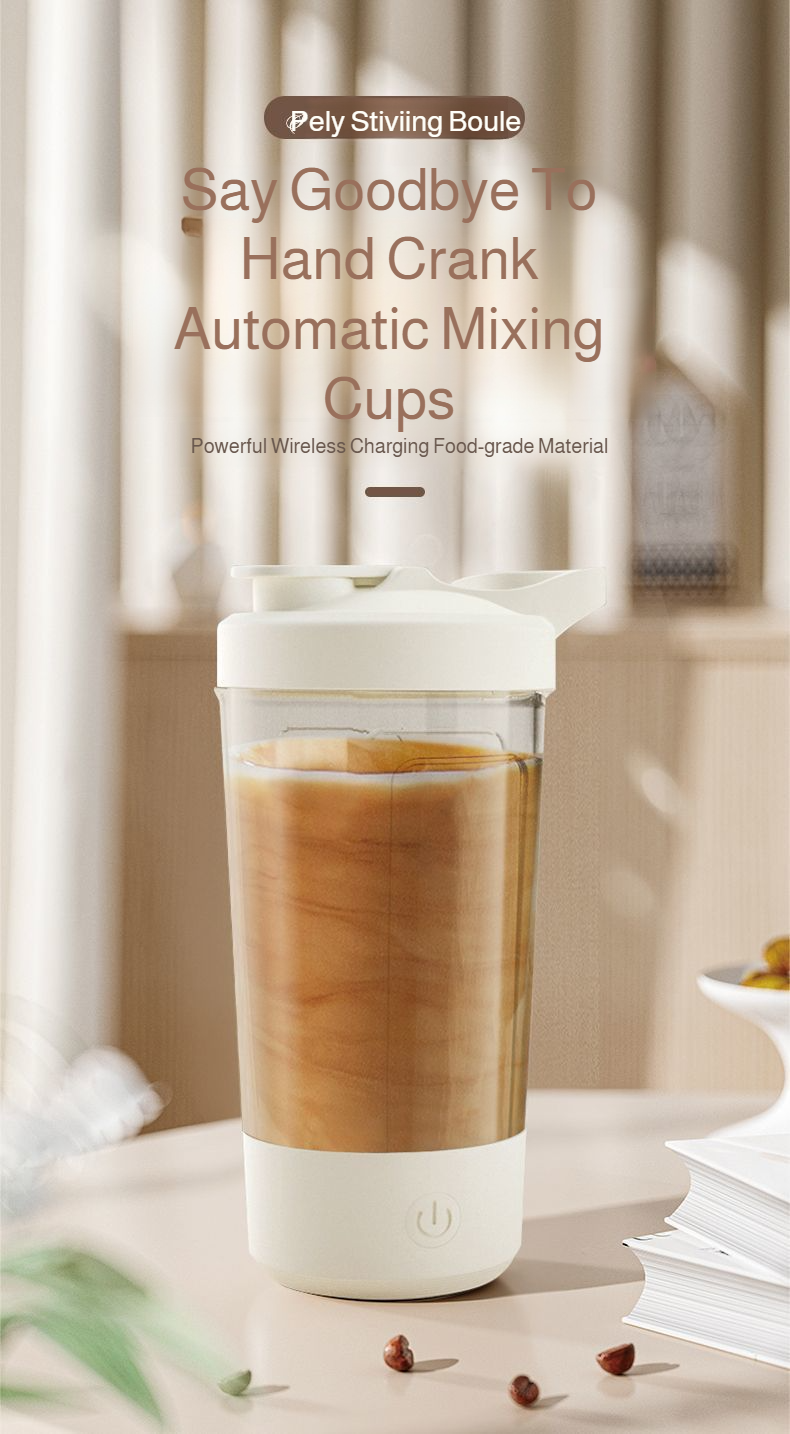 Description Picture 4 of itemElectric Powder Mixing Cup Automatic Shaker Bottle Mixer Shake Bottle Milk Coffee Blender Kettle fro Gym outdoor